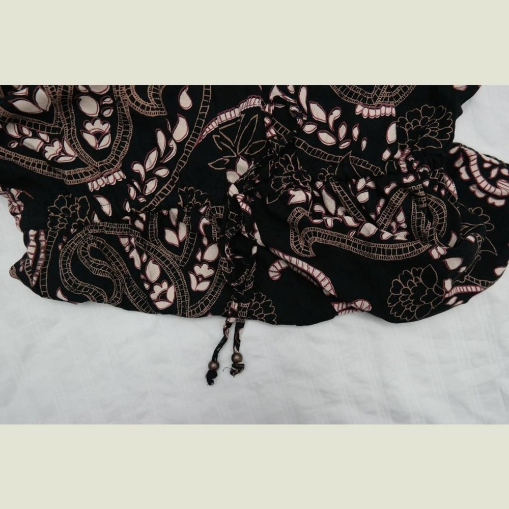 Angie Small Patterned Boho Romper - image 7